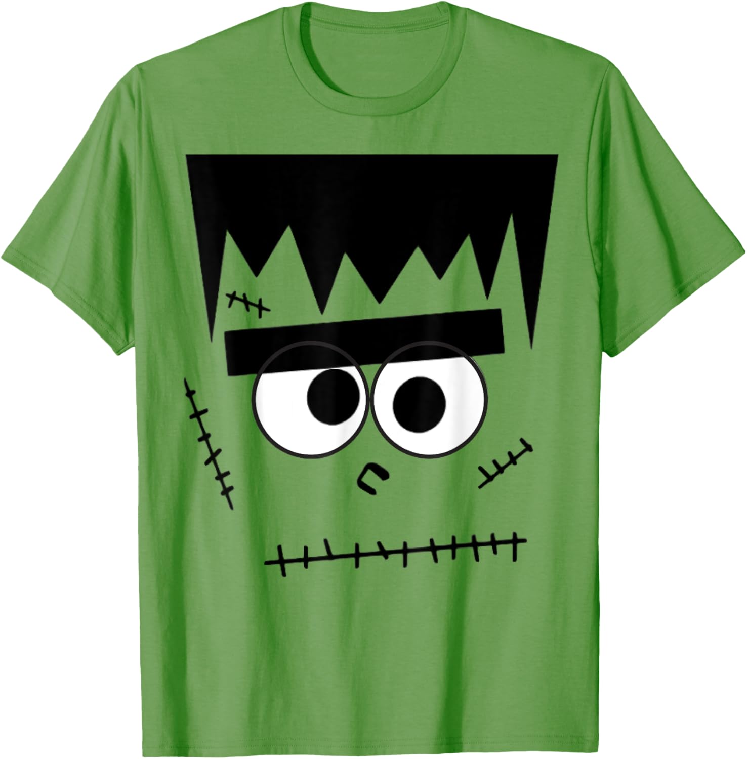 Monster Munster Face Tee Frankenstein Halloween Costume T-Shirt